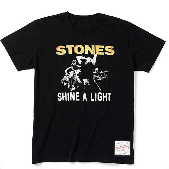 RIFF Stars Other - Rolling Stones Shine A Light RIFF STARS rock Official T-Shirt L NWT
